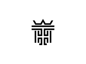 Ht Th Letter Crown Logo