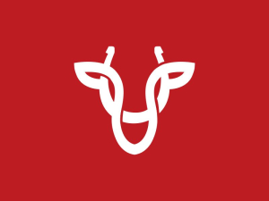 Giraffen-Hufeisen-Logo