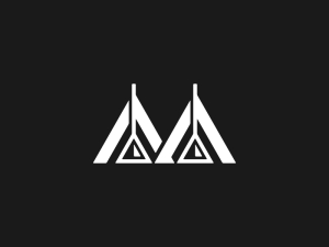 Einzigartiges Logo mit dem Buchstaben M