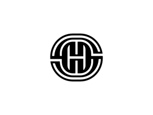 Logotipo De Tipografía De Identidad Hs De Letra Sh Inicial