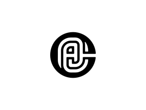 Letra Ac Inicial Ca Tipografía Logotipo De Identidad Icónica