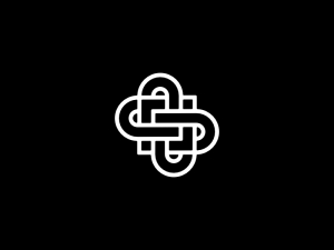 Buchstabe S Unendlichkeit Liebe Identität Logo