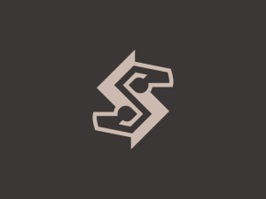 Ambigram S Horse Logo