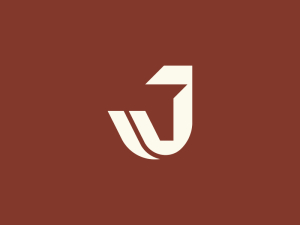 شعار حرف J الحصان