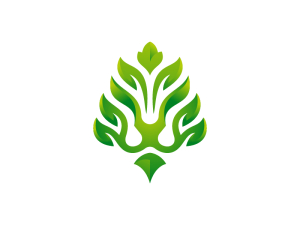 Lion Leaves Logo