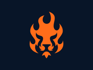 Lion Fire Logo