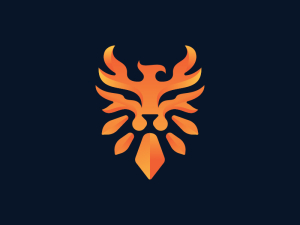 Lion Phoenix Logo