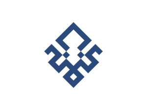 Geometrisches Oktopus-Logo