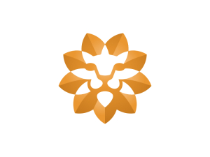 Logo Or Fleur De Lion