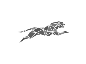Geometrisches Panther-Logo