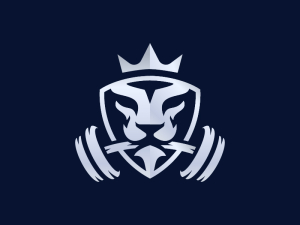 Logo de remise en forme du Lion