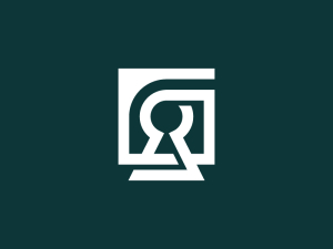 Logo de la lettre G en trou de serrure