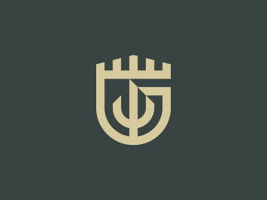 G Trident Shield Logo