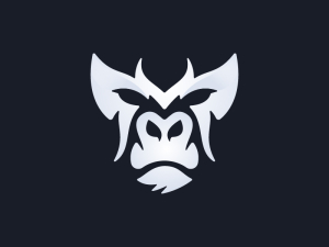 Gorilla-Schmetterling-Logo