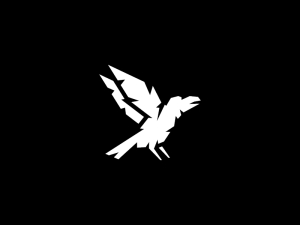Logotipo De Cuervo Blanco