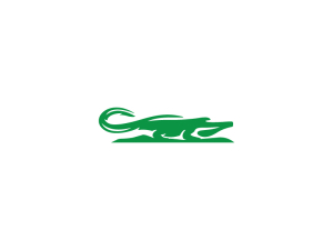 Logotipo De Cocodrilo Verde