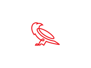 Logotipo del cuervo rojo