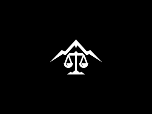 Logotipo De La Montaña De La Justicia