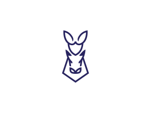 Shield Blue Horse Logo