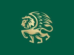 Logotipo del ala de león