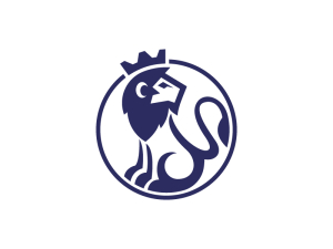 Logo mignon du Roi Lion