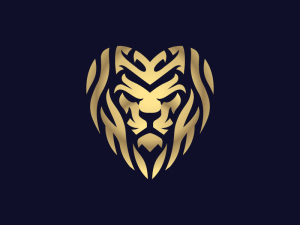 Lion King Heart Logo