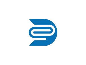 Buchstabe D Clip-Logo