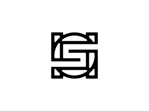 Letter Hs Initial Sh Iconic Alphabet Logo