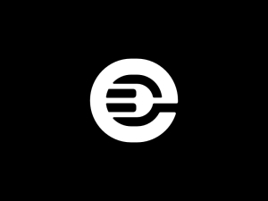Logotipo De Horquilla Letra E