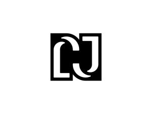 Letra Nh Hn Identidad Logotipo Icónico