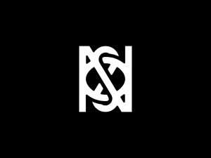 Letter No On Infinity Identity Iconic Logo