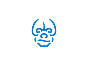 شعار الغوريلا الأزرق