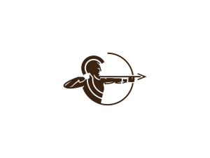 Logotipo del arquero dominante