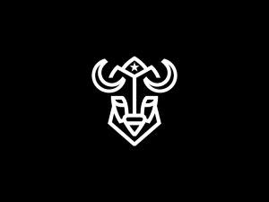 Logotipo De Bisonte De La Noche Blanca