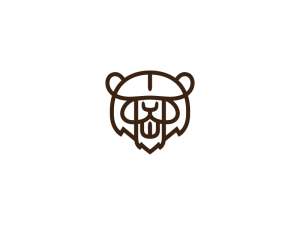 Logo du grand castor brun