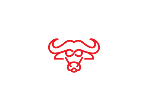 Logotipo genial de Buffalo ilimitado
