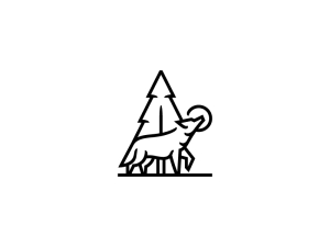 Logotipo del lobo de la selva negra