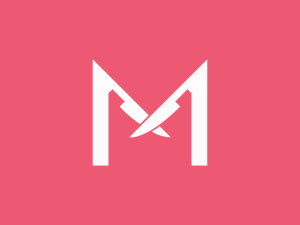 Modernes M-Messer-Logo