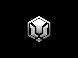 Strong Iron Lion Polygon Logo
