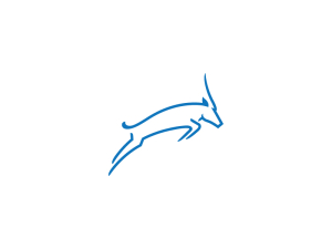 Logotipo De Gacela Azul