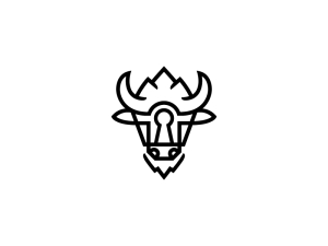 Logotipo de bisonte casero