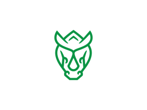 Líneas Logo Rinoceronte Verde