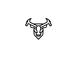 Logotipo De Toro De Construcción