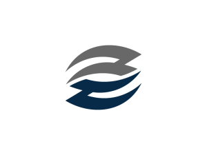Elegantes RC- oder Zo-Logo