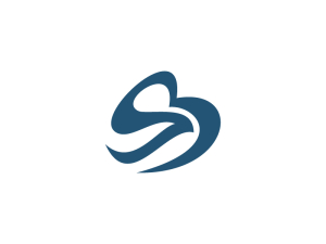 Letter Sb Bird Logo