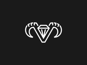 Logotipo de diamante V Ram