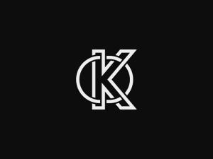 Initial Letter K Logo