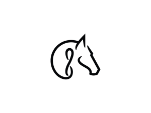 Loop Black Horse Logo