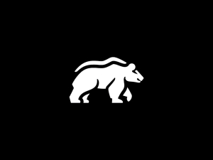 Logotipo del gran oso blanco