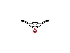 Logotipo De Barbacoa Longhorn